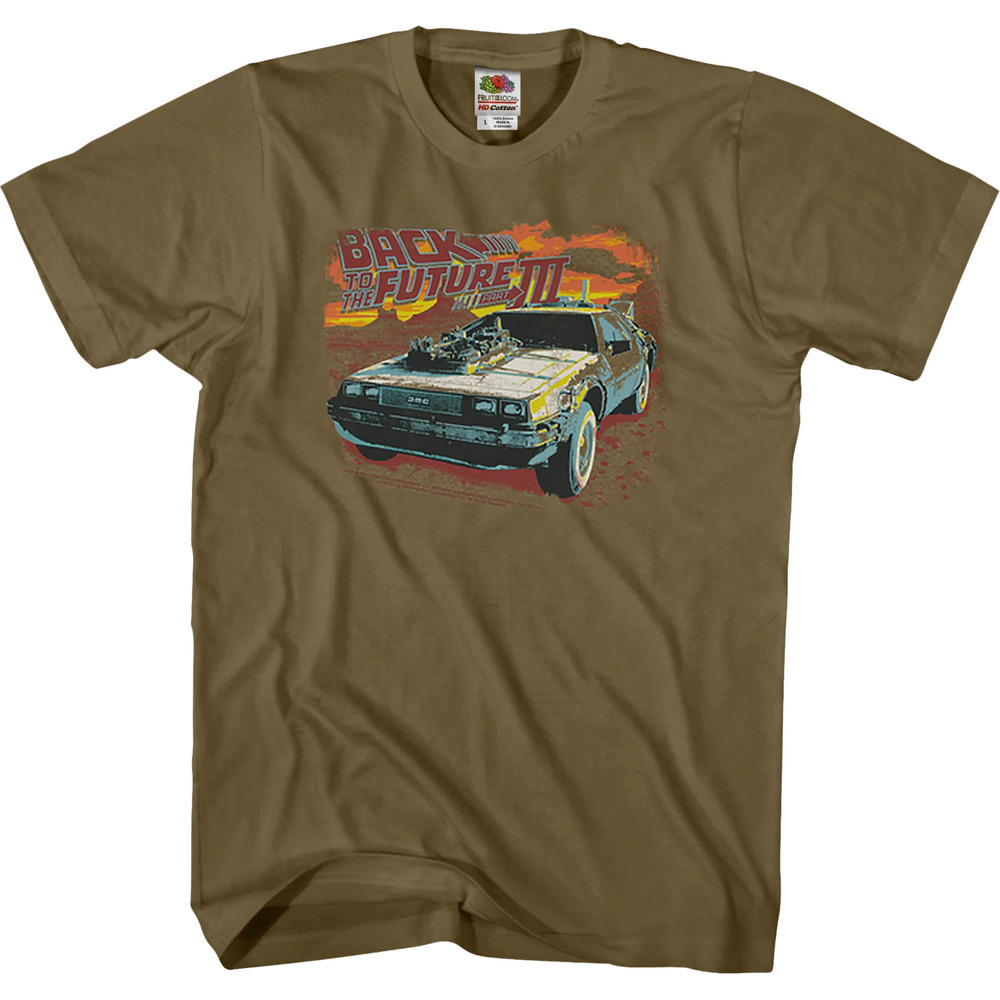 Delorean Back To The Future Part Iii Tshirt